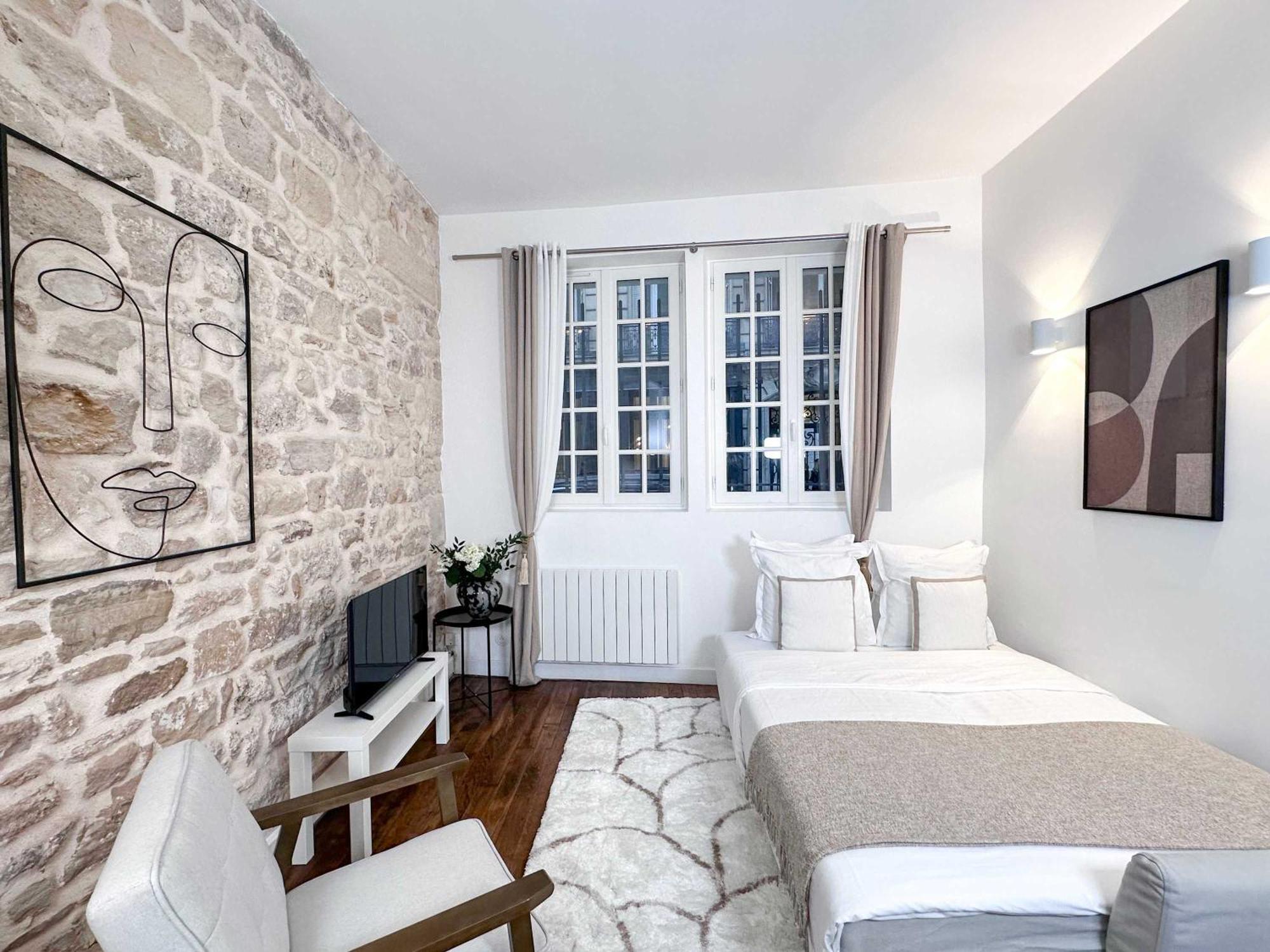 Stylish Studio In Le Marais París Exterior foto